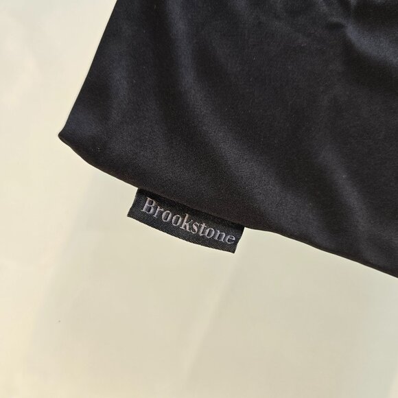 Brookstone Black Drawstring Dust Bag 7" x 6" - Picture 2 of 3